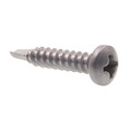 Prime-Line Sheet Metal Screw, Self-Drill, Pan, Phil #6 X 3/4in Grade 410 Stainless Steel 50PK 9029453